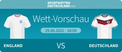 England - Deutschland Wetten Quoten Wett-Tipp