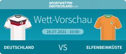 Deutschland - Elfenbeinküste Wetten Quoten Vorschau Promos