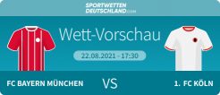 Wett Vorschau Bayern Köln Wetten Quoten Vorschau Prognose