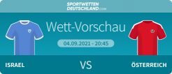 Wett Vorschau Israel Österreich Wetten Quoten Promos Prognose WM Qualifikation