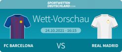 Wett Vorschau Barcelona Real Madrid Wetten Promos Clasico Quoten