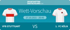 Wett Vorschau Stuttgart Köln Wetten Quoten Aktionen DFB Pokal