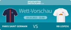 PSG - Leipzig Wett-Tipp Quoten Angebote