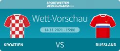 Wett Vorschau Kroatien Russland Wetten Quoten Promos WM Quali