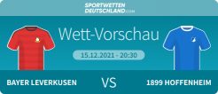 Leverkusen - Hoffenheim Wett-Tipp Quoten Prognose Angebote