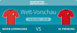 Leverkusen - Freiburg Quotenvergleich Prognose Wett-Tipp