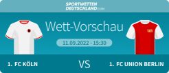 köln union berlin quotenvergleich prognose wetten tipp angebote